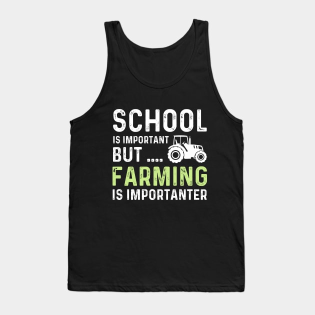 Funny farming men farm animal christmas vegetable farmer dad Tank Top by Printopedy